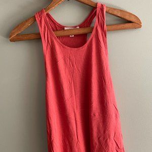Aritzia Wilfred Free Orange Tank Top